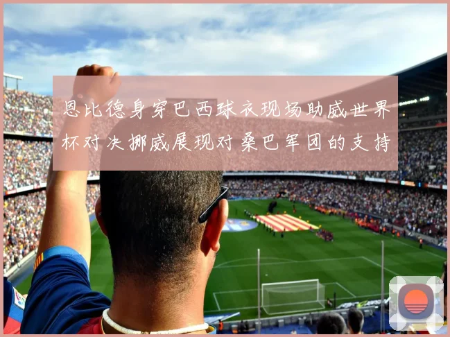 恩比德身穿巴西球衣现场助威世界杯对决挪威展现对桑巴军团的支持